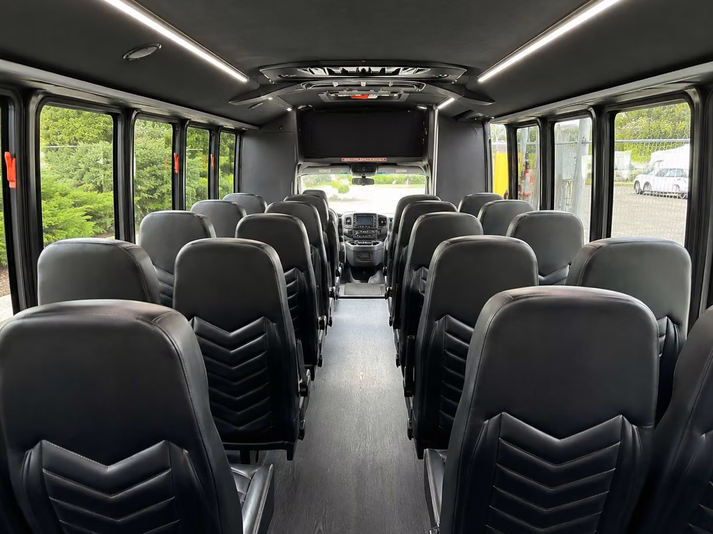 20 passenger minibus interior