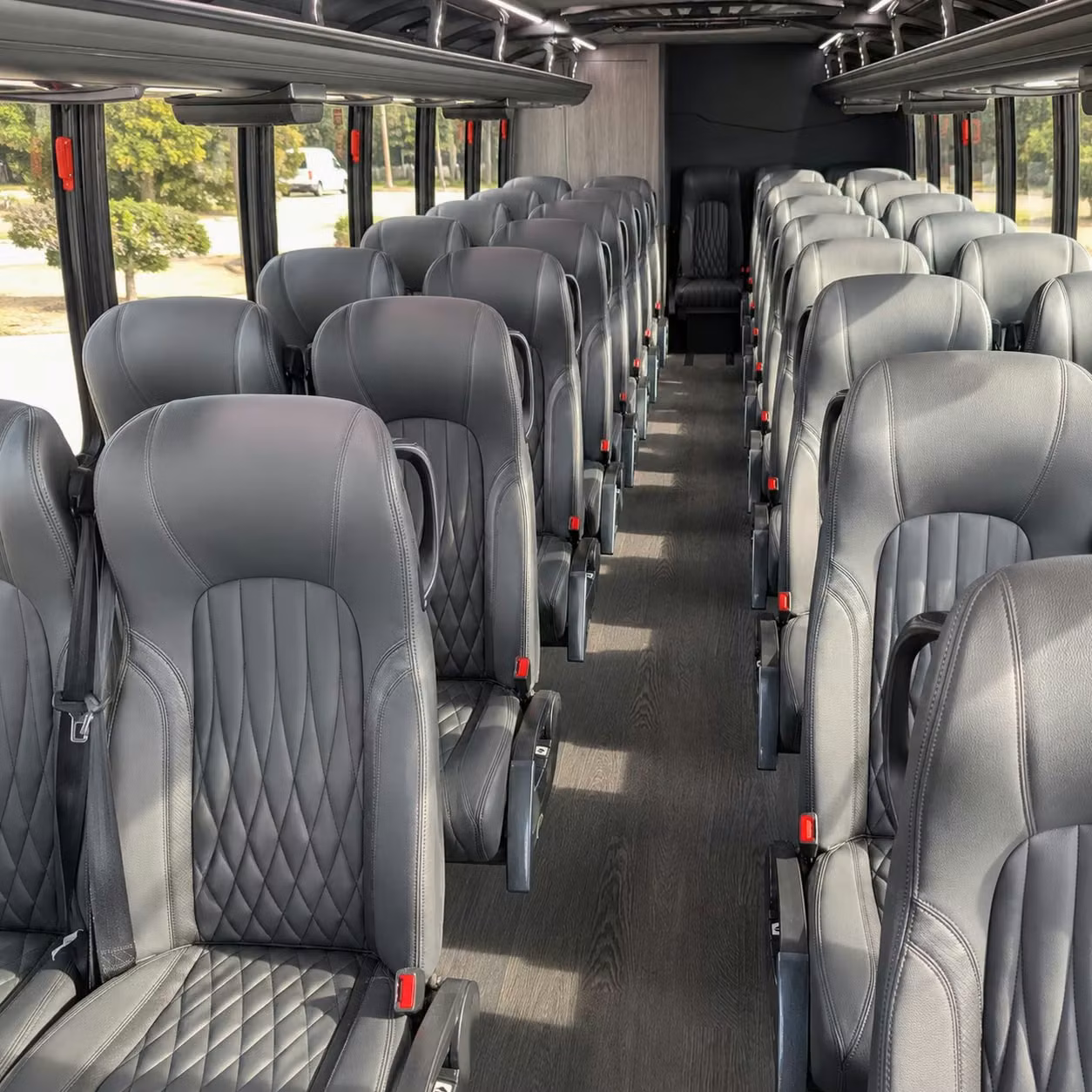 28 passenger minibus inside