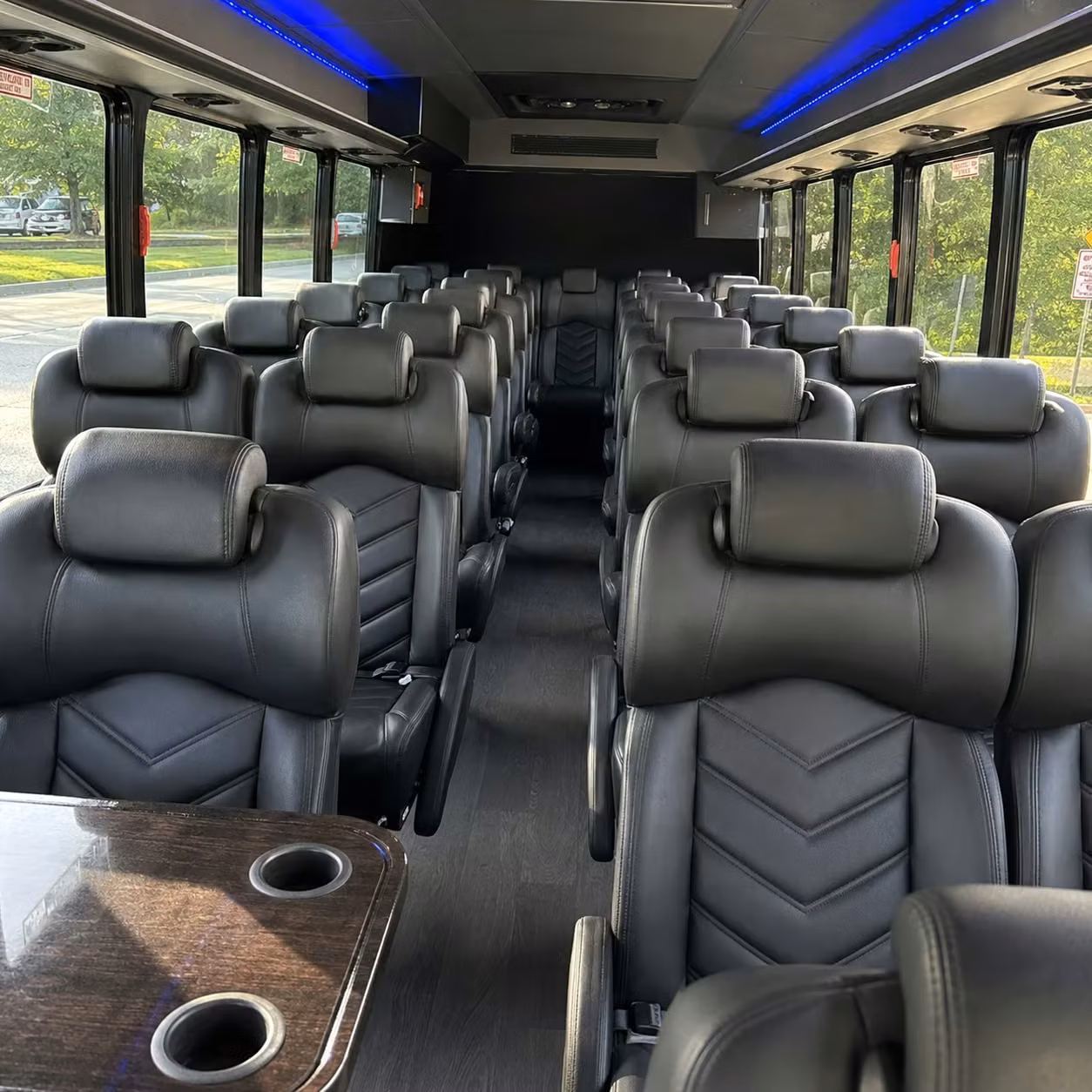 35 passenger minibus interior