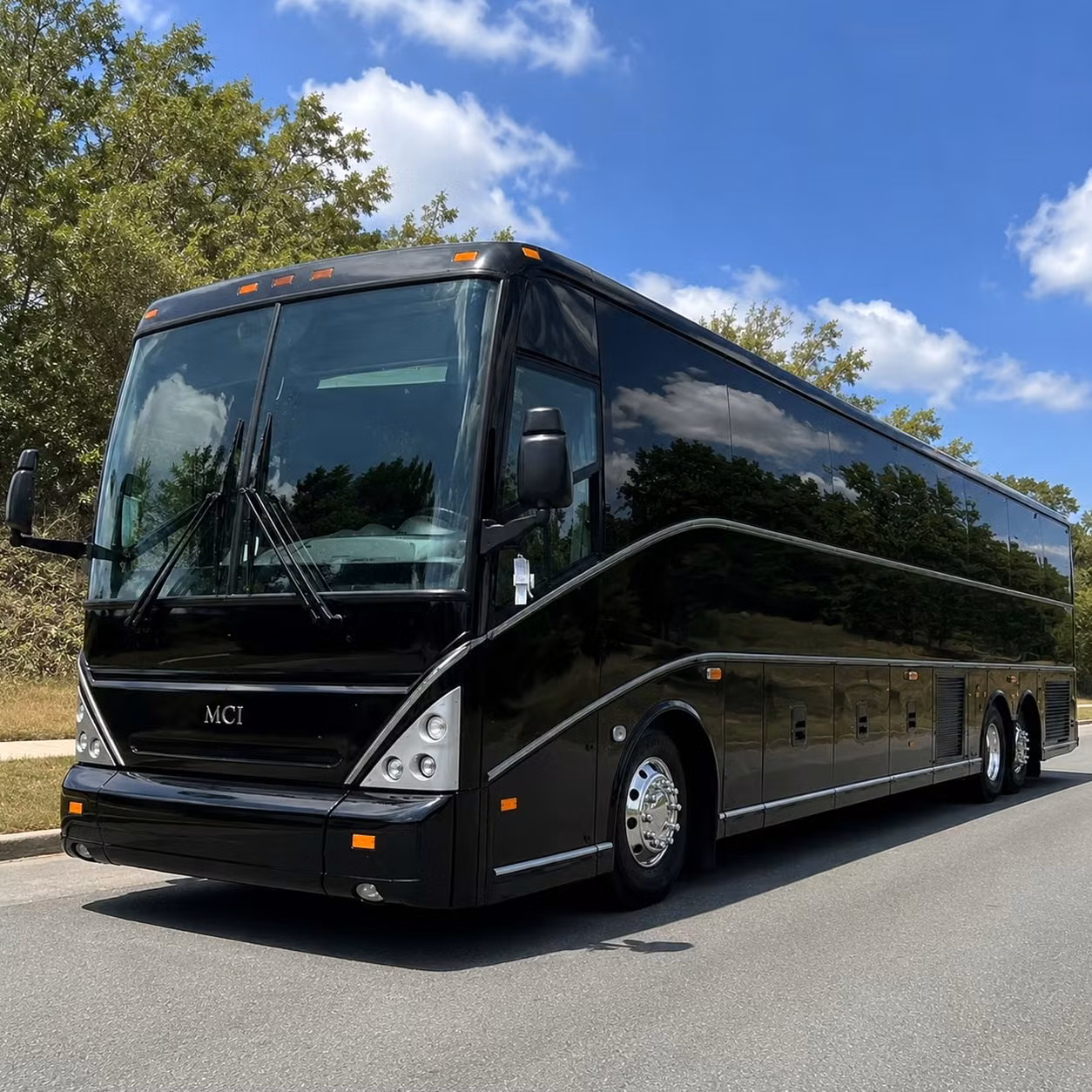 find a charter bus for large group concert transportation near south gate