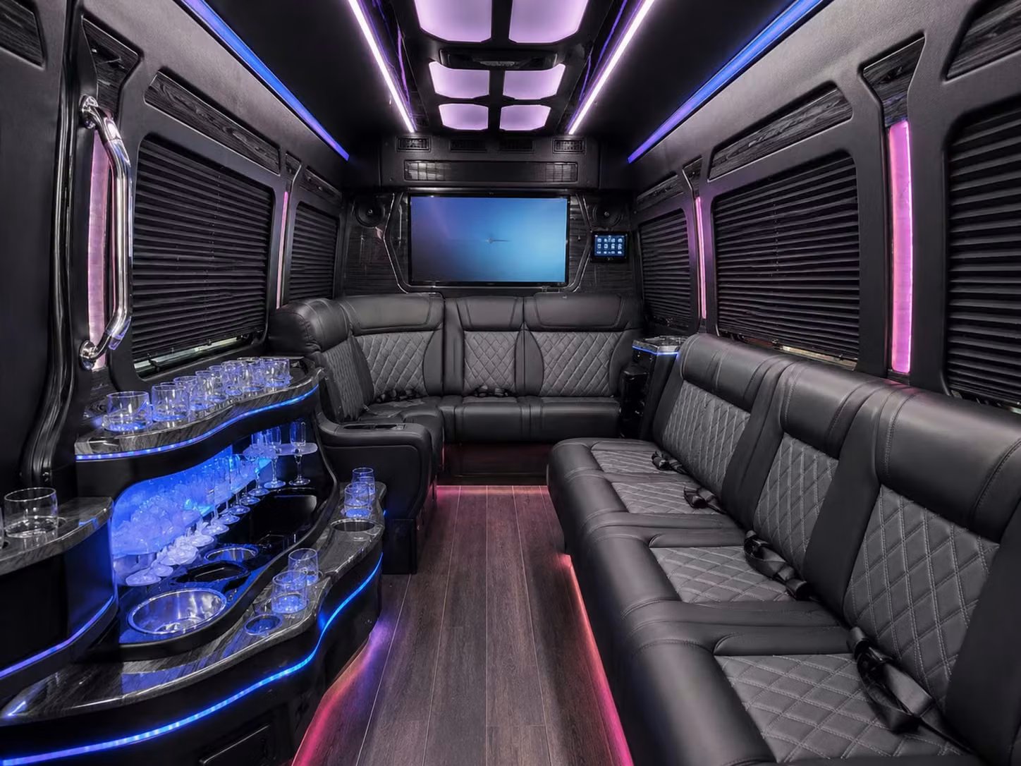 rehearsal dinner and multi stop wedding weekend transportation