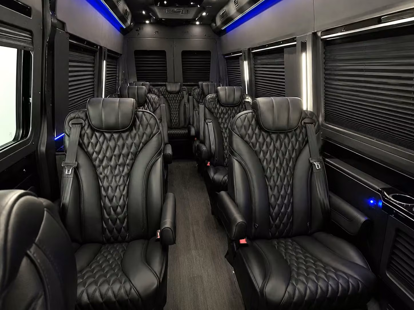 sprinter van with driver interior